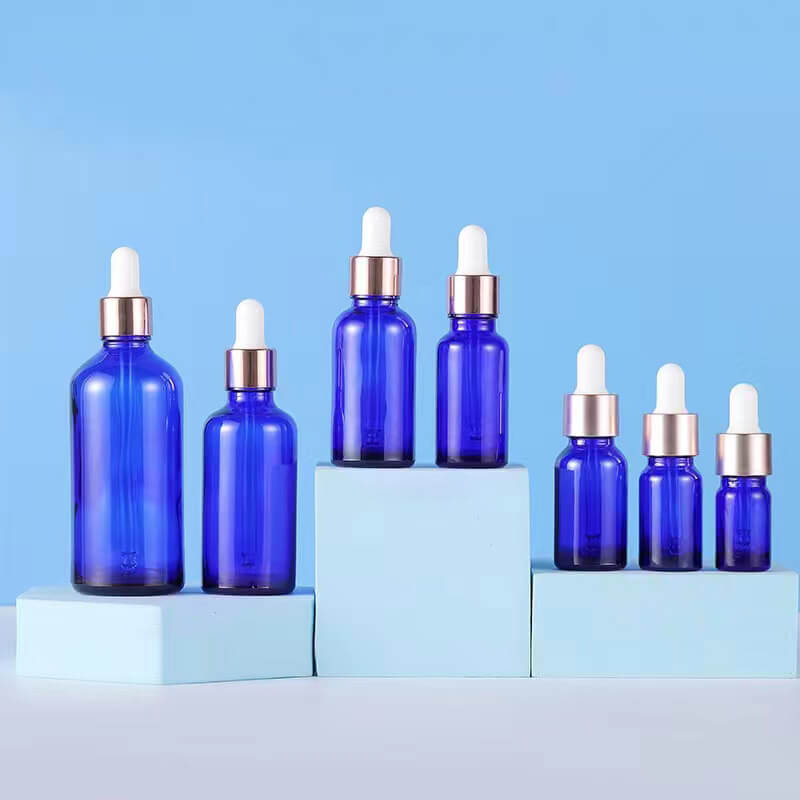 cosmetic serum dropper bottle
